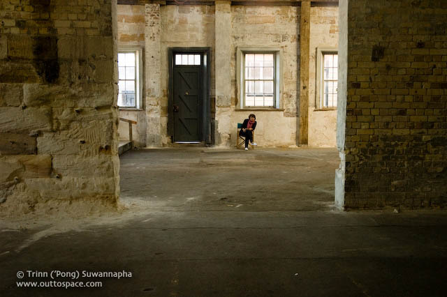 A volunteer for Biennale of Sydney