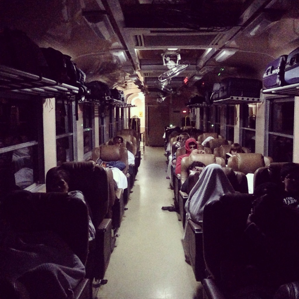 Night train from Phitsanulok to Chiang Mai