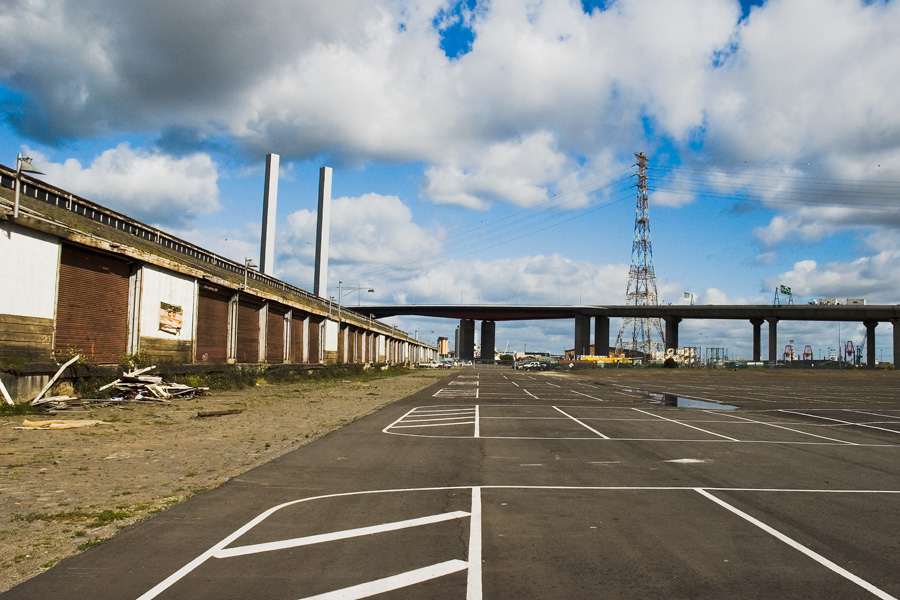 A carpark in Melbourne's Dockland, August 2006