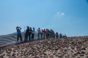 On top of Pyramid of the Sun
