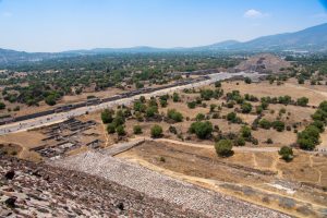 Pyramid of Moon from Pyramid of the Sun