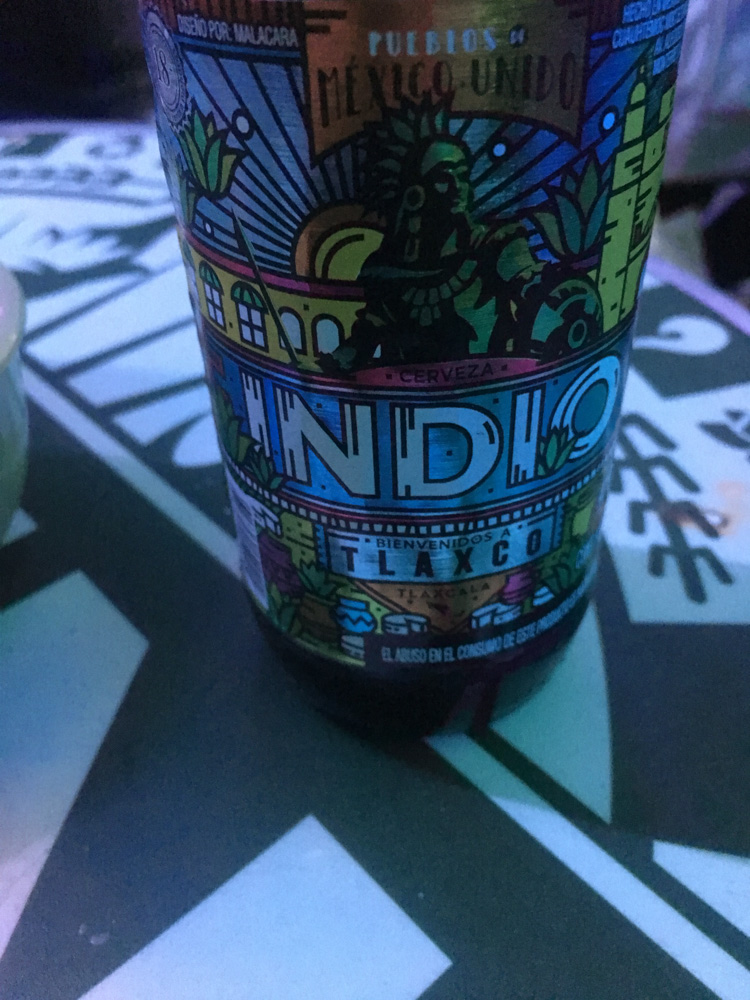 Indio Beer label 1