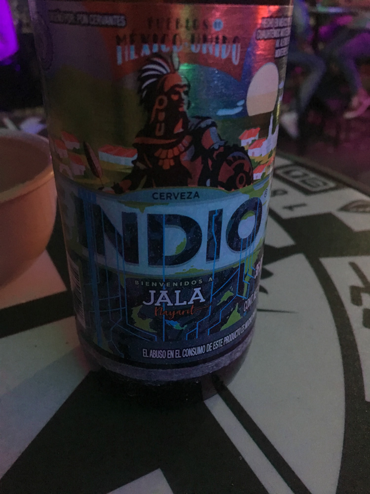 Indio Beer label 2