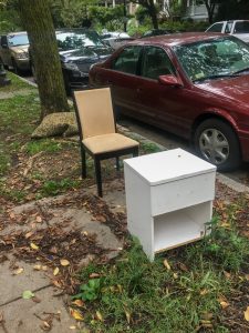 With a side table