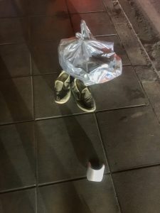 Hiding under the bag 4