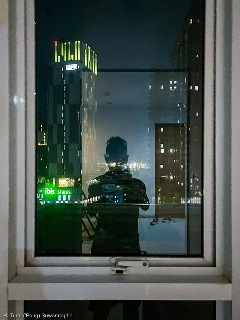 Self-reflection in the Phra Khanong condo